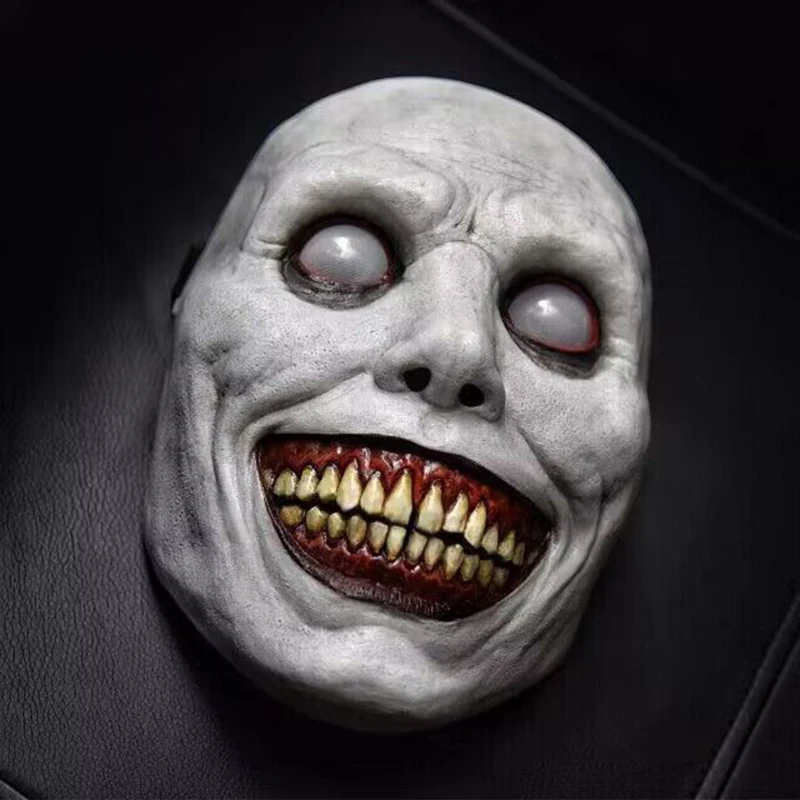 masque de cosplay d'halloween, masques faciaux d'horreur de démons souriants, accessoires maléfiques, mascarade de fête, masque d'halloween, accessoire de vêtements masque de cosplay d'halloween, masques faciaux d'horreur de démons souriants, accessoires maléfiques, mascarade de fête, masque d'halloween, accessoire de vêtements