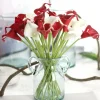 bouquets de fleurs de lys calla en pu, décoration d'automne pour la maison, plantes artificielles, fausses fleurs artificielles, décoration de mariage