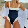 nadanbao sexy mode bikini une pièce maillot de bain taille haute plage style décontracté maillot de bain piscine bikini été vêtements pour femmes