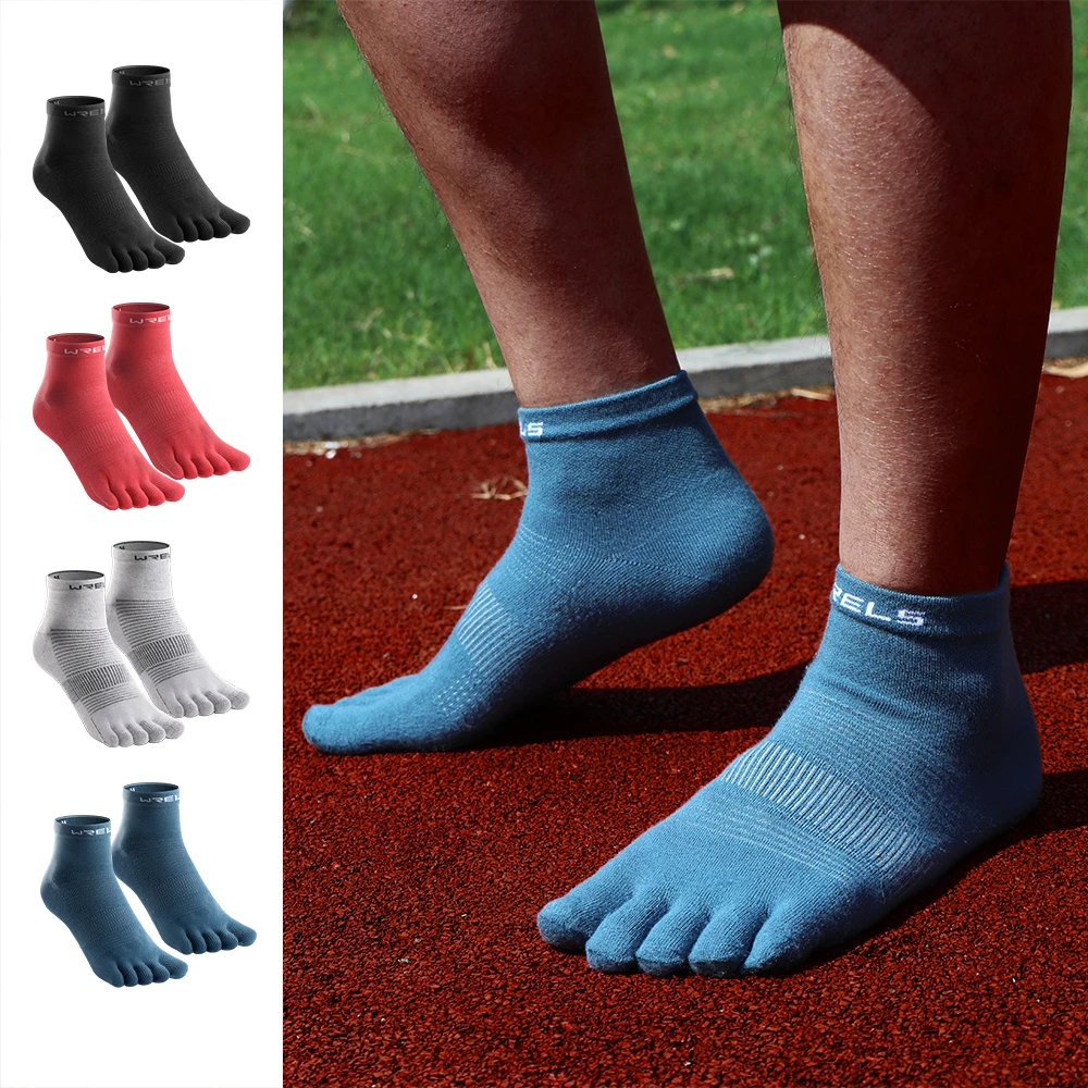 coolmax – chaussettes d'athlétisme à cinq doigts, évacuant l'humidité, respirantes, à séchage rapide, légères, pour marathon, sport coolmax – chaussettes d'athlétisme à cinq doigts, évacuant l'humidité, respirantes, à séchage rapide, légères, pour marathon, sport
