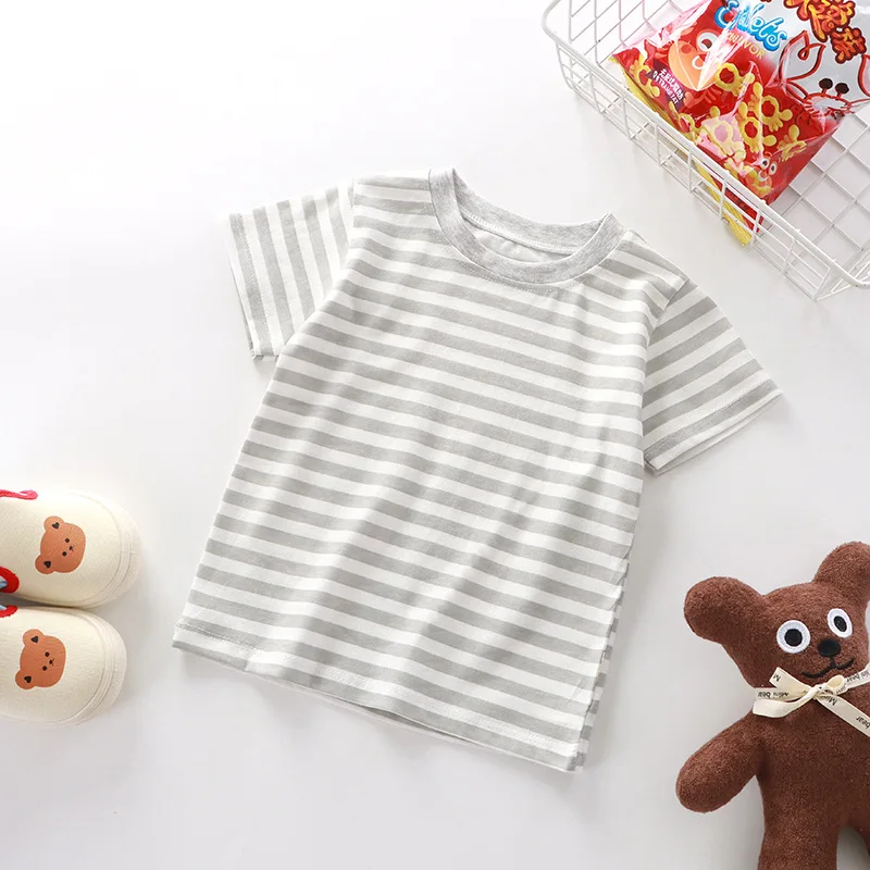 chemise rayée à la mode pour enfants, chemise rouge pour bébés, garçons et filles, t shirts en vrac, vêtements pour filles de 0 à 8 ans, 2025 chemise rayée à la mode pour enfants, chemise rouge pour bébés, garçons et filles, t shirts en vrac, vêtements pour filles de 0 à 8 ans, 2025