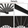 Éventail d'arts martiaux chinois, 1/2 pièces, ventilateur de performance, utilisé pour tai chi, mariages, danse, décoration de la maison