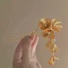 pinces à cheveux vintage à pampilles à fleurs pour femmes, épingles à cheveux en métal, épingles à cheveux pour mariées, bijoux de mariage, accessoires pour cheveux