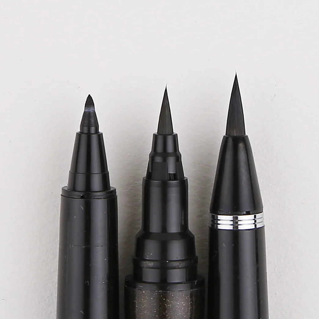 stylo pinceau japonais zig kuretake fude, marqueur à pointe moyenne, encre noire rechargeable, pour calligraphie, manga, dessin, professionnel, artiste stylo pinceau japonais zig kuretake fude, marqueur à pointe moyenne, encre noire rechargeable, pour calligraphie, manga, dessin, professionnel, artiste