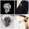 uniforme corsage ornement nœud broche vintage élégant entièrement strass broche style français argent noir broche femmes