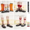 chaussettes imprimées en coton de haute qualité pour hommes et femmes, chaussettes japonaises kawaii pour femmes, streetwear harajuku