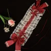 bandeau pour cheveux pour femmes, bandeau lolita, nœud doux, accessoire lolita en dentelle, japonais lo girl, femme de chambre, couvre chef polyvalent kawaii