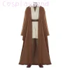 obi kenobi cosplay costume sur mesure étoile de film cosplay robe jedi adulte hommes halloween guerres obi costume ensemble complet tenue