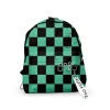 kimetsu no yaiba sac d'école kamado tanjirou sac à dos sac en toile unisexe tomioka giyuu sac de voyage pour ordinateur portable costume cosplay