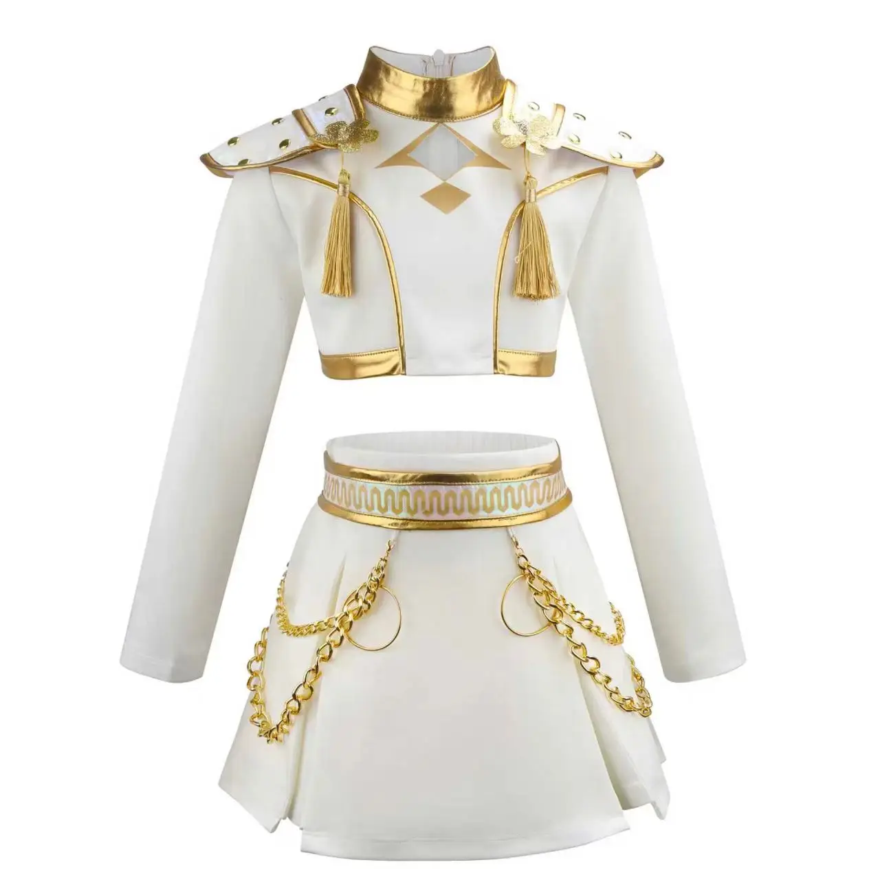 kpop halloween chasseur de démons cosplay costume perruque uniforme idole scène performance rumi mira zoey roleplay vêtements de fête kpop halloween chasseur de démons cosplay costume perruque uniforme idole scène performance rumi mira zoey roleplay vêtements de fête