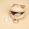 mignon petit capybara porte monnaie pu japonais dessin animé en cuir portefeuille fermeture éclair étanche écouteur sac de rangement shool