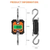micro grue portable détachable industrielle, 100kg 250kg 50g, valise suspendue, crochet de pesée numérique, balance électronique, outil en acier