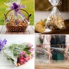 papier d'emballage en plastique transparent, 1 pièce, emballage cadeau, décorations de fête d'anniversaire et de mariage, fournitures de réception cadeau pour bébé pour enfants