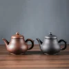 yixing théière en argile violette, théière de grande capacité, pot unique avec filtre intégré en acier inoxydable, service à thé kungfu domestique