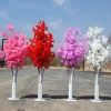 grand arbre en faux fleur pour décor de mariage, ensemble de 10 centres de table de colonne d'allée