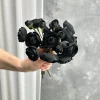 mini ranunculus noir, fleur artificielle en soie, remplissage de fleurs de mariage en vrac, arrangements de centres de table, décorations de réception nuptiale