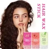 bâton de coiffure bâton de cire de cheveux artefact contrôle des bords gel de cheveux fixe moelleux enfants hommes et femmes style bâton de cire de cheveux