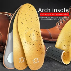 Semelles orthopédiques en cuir pour pieds plats, Support de voûte plantaire haute, Inserts de chaussures pour hommes et femmes, coussin de pied confortable pour athlètes Semelles orthopédiques en cuir pour pieds plats, Support de voûte plantaire haute, Inserts de chaussures pour hommes et femmes, coussin de pied confortable pour athlètes