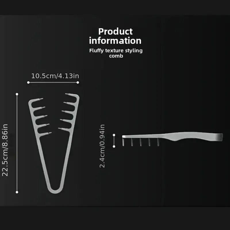 peigne de coiffure volumisant à dents larges, outils de bouclage, texture moelleuse pour hommes, idéal pour tous les types de cheveux, outils de coiffure peigne de coiffure volumisant à dents larges, outils de bouclage, texture moelleuse pour hommes, idéal pour tous les types de cheveux, outils de coiffure