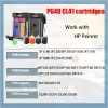 vilaxh cartouche d'encre rechargeable pg 40 cl 41 pg40 cl41 pour canon pixma mp140 mp150 mp160 mp180 mp190 mp210 mp220 mp450 mp470