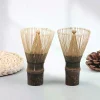 batteur matcha en bambou, brosse à thé, fait à la main japonais, mélangeur de bamboos, brosse multifonctionnelle pour la fabrication de thé matcha