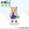 plaque de demoiselle d'honneur dragon de miss kobayashi, décor de bureau, collection kobayashi standee tohru, accessoires d'ornement, poupée en acrylique kannakamui