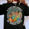 vintage va quelque chose brûlante mes épinards kronk et kuzco t shirt disney le nouveau groove t shirt de l'empereur