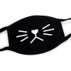 fashionable black mouth masks outdoor washable windproof earloop anti dust funny print mask protective halloween cosplay new マスク