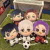 porte clés pendentif en peluche avec serrure bleue, 10cm, yoichi isagi nagi seishiro mikage reo rin itoshi itoshi sae, poupée d'action, jouet, sac cadeau