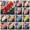 Épingle à cheveux élégante à fleurs douces, style thaïlandais, peigne en tissu, couvre chef floral, chignon, pinces à cheveux pour mariée
