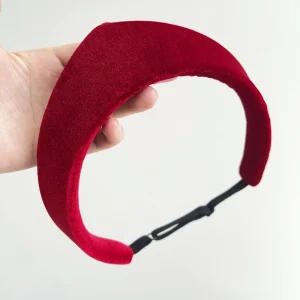 Bandeau cheveux cerceau dame chapeaux 2025 velours femmes bandeau lisse européen et américain épingle à cheveux