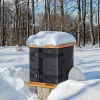 bsevb bee – enveloppe de ruche pour ruives 10 et 8 cadres, protection d'hiver en tissu oxford 600d, ajustement réglable pour 2 boîtes profondes