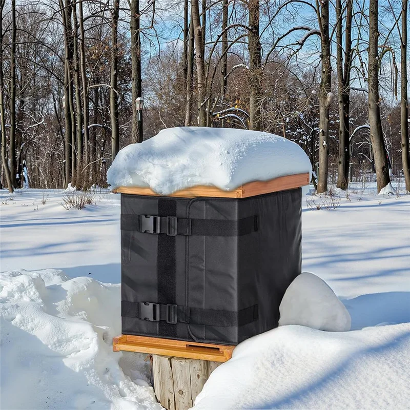 bsevb bee – enveloppe de ruche pour ruives 10 et 8 cadres, protection d'hiver en tissu oxford 600d, ajustement réglable pour 2 boîtes profondes bsevb bee – enveloppe de ruche pour ruives 10 et 8 cadres, protection d'hiver en tissu oxford 600d, ajustement réglable pour 2 boîtes profondes