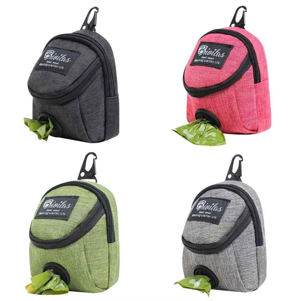 pochette de friandises portable pour animaux de compagnie, stockage des déchets multifonctions, sac de taille de récompense pour chiot, distributeur de merde de chien durable pochette de friandises portable pour animaux de compagnie, stockage des déchets multifonctions, sac de taille de récompense pour chiot, distributeur de merde de chien durable