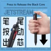 stylo à bille japonais uni 3 en 1, noir, rouge, bleu, 0.5mm, 0.7mm, pcannelle, gel d'huile multifonctionnel, canetas, fournitures d'écriture pour l'école et le bureau