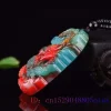véritable jade dragon pendentif collier pendentifs pierres précieuses charme cadeau pierre mode luxe amulettes bijoux naturel hommes coloré
