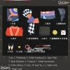 perruque de costume de cosplay anime, vendeur de médicaments de kon kun, mononoke kusuriuri manga ukiyo e, tenue d'halloween, vêtements kimono japonais