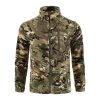 Veste polaire de Camouflage d&rsquo;extérieur, Cardigan polaire Double face, veste tactique, combinaison d&rsquo;alpinisme chaude