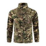 Veste polaire de Camouflage d&rsquo;extérieur, Cardigan polaire Double face, veste tactique, combinaison d&rsquo;alpinisme chaude
