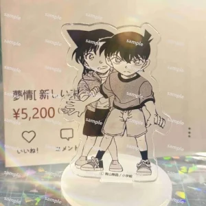 Kenan – figurine d&rsquo;action de dessin animé, accessoires de modèle, Kudou Shinichi Mouri Ran, poupées acryliques de Style peinture originale