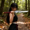 Épée fushiguro toji katana 40cm, jujutsu kaisen, sabre japonais, véritable épée de samouraï, couteau toji ninja, décoration de bureau pour la maison
