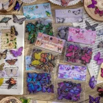 Journamm 40 pièces/paquet papillon série autocollants Art Collage indésirable Journal bricolage Scrapbooking PET étanche artisanat esthétique autocollants Journamm 40 pièces/paquet papillon série autocollants Art Collage indésirable Journal bricolage Scrapbooking PET étanche artisanat esthétique autocollants
