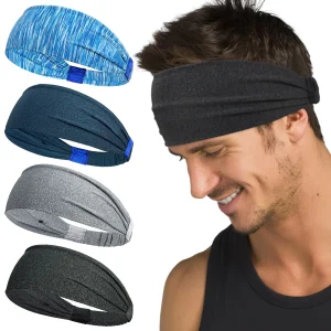 Bandeaux de Sport pour hommes et femmes, bandes de cheveux de Yoga, de sueur, élastiques doux, extensibles, pour Sport de plein air Bandeaux de Sport pour hommes et femmes, bandes de cheveux de Yoga, de sueur, élastiques doux, extensibles, pour Sport de plein air