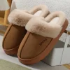 chaussures d'hiver pour hommes, chaussures d'intérieur décontractées bon marché, liquidation, livraison gratuite, doublure d'isolation thermique, antidérapantes et durables