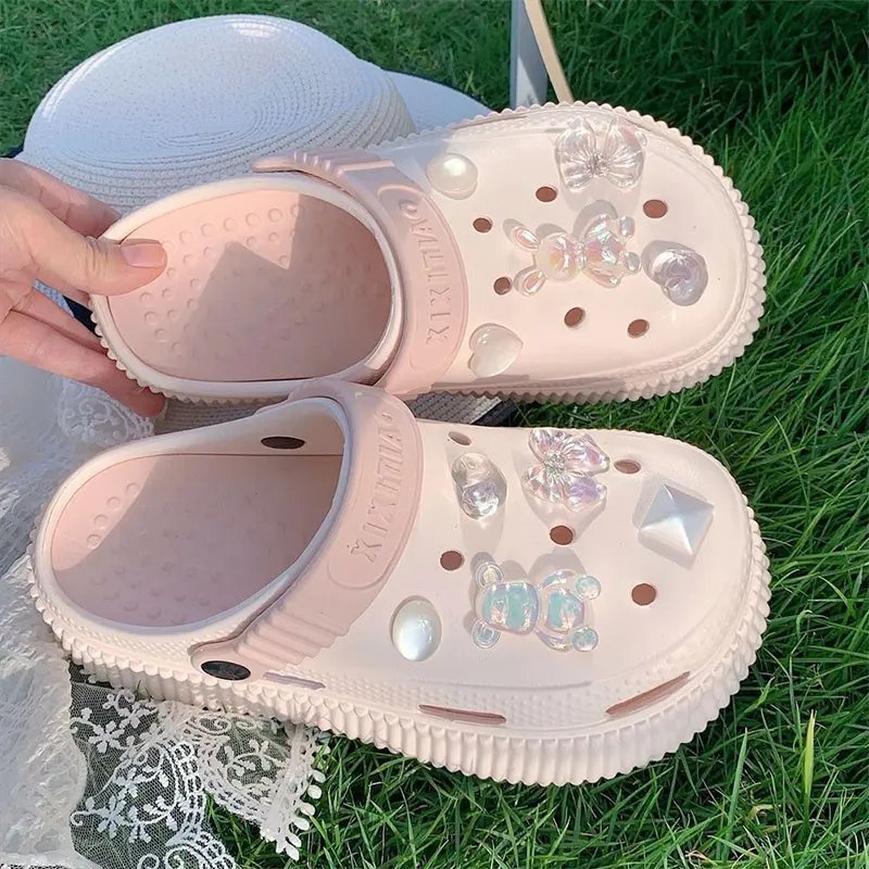 sabots de jardin, breloques pour chaussures, accessoires de chaussures élégants et mignons, décoration de chaussures de plage d'été pour femmes et filles, 10 pièces sabots de jardin, breloques pour chaussures, accessoires de chaussures élégants et mignons, décoration de chaussures de plage d'été pour femmes et filles, 10 pièces