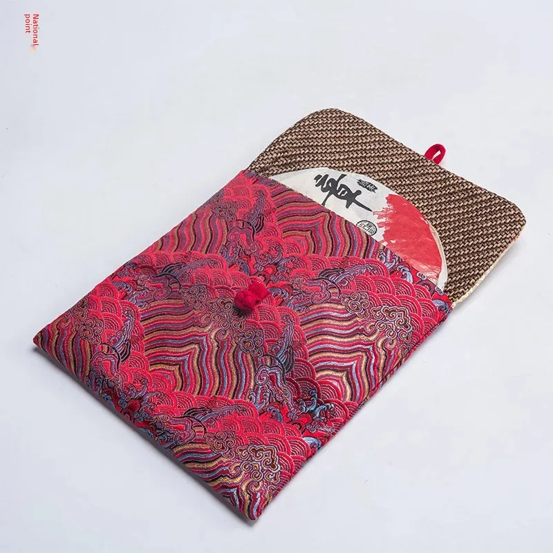 Sac à gâteau au thé Pu’er en coton et lin fait à la main avec couvercle rabattable et boucle faite à la main, emballage Portable résistant à l’humidité, sac cadeau pour thé Cere Sac à gâteau au thé Pu’er en coton et lin fait à la main avec couvercle rabattable et boucle faite à la main, emballage Portable résistant à l’humidité, sac cadeau pour thé Cere