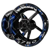 autocollant de roue kawasaki z750, autocollant de jante en vinyle, logo