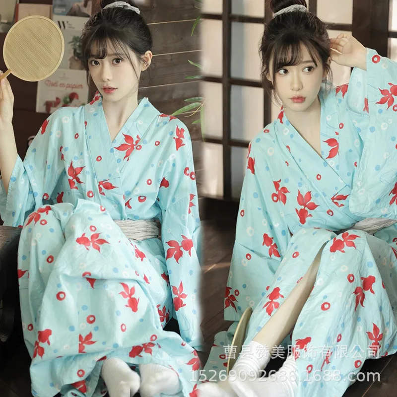 kimono cosplay women's formal attire traditional improvement clothes japanese cute pink literary and artistic portrait dress kimono cosplay women's formal attire traditional improvement clothes japanese cute pink literary and artistic portrait dress