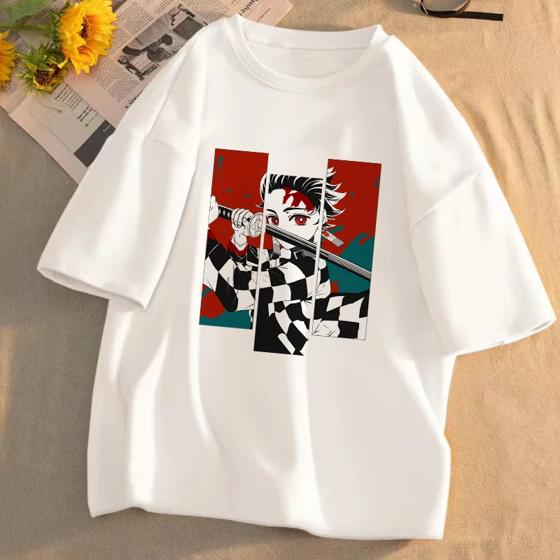 demon slayer anime t shirt kimetsu no yaiba unisexe graphique t shirt été à manches courtes décontracté dessin animé haut streetwear anime cadeau demon slayer anime t shirt kimetsu no yaiba unisexe graphique t shirt été à manches courtes décontracté dessin animé haut streetwear anime cadeau