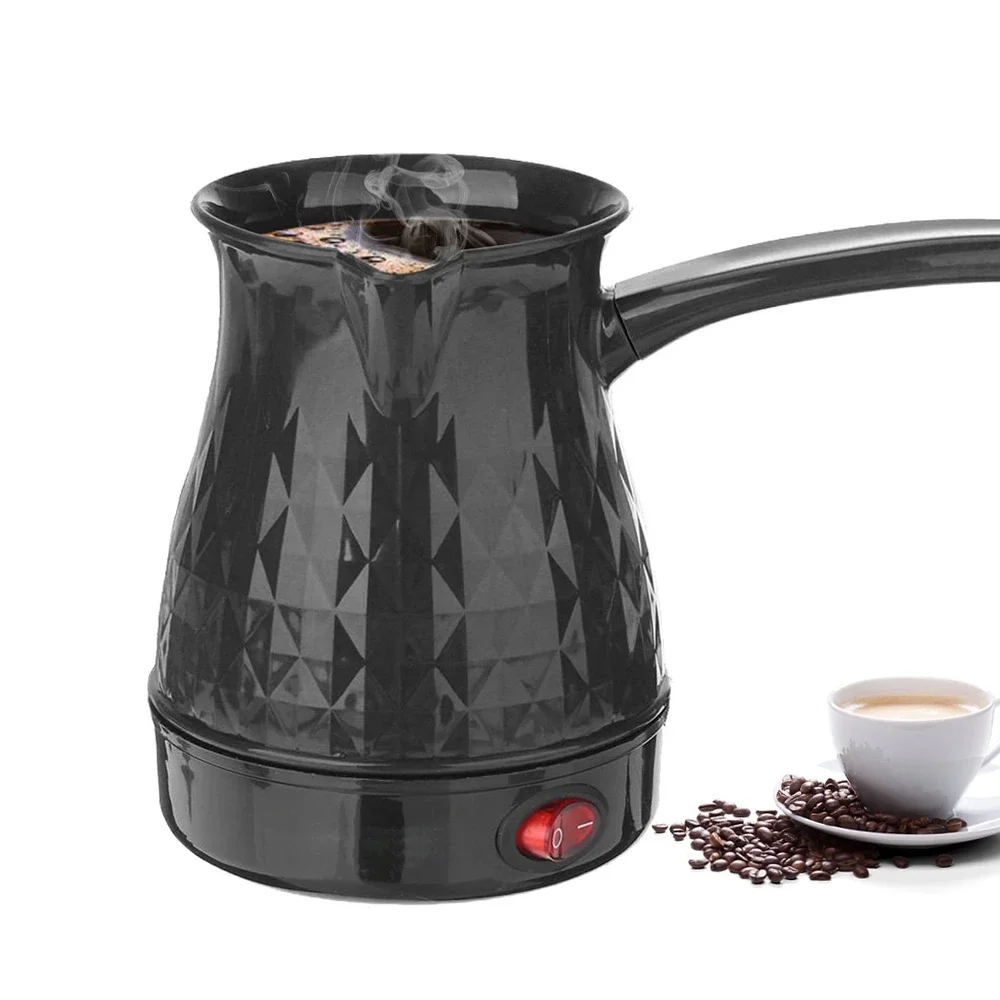 600W 600ml Portable en acier inoxydable électrique thé cafetière bouilloire cafetière turque grecque arabe cafetière avec poignée 600W 600ml Portable en acier inoxydable électrique thé cafetière bouilloire cafetière turque grecque arabe cafetière avec poignée
